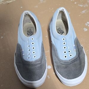 Vans Gray and Blue Sneakers